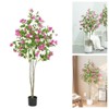 Artificial Bougainvillea, Pink Flowers in Pot, Decorative Artificial Plant in Pot, Flowering Bougainvillea Tree for Wedding, Home, Office Decoration - 4 of 4