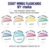 merka Sight Words Flash Cards, Learn to Read Reading Flash Cards for Kids - 3 of 4