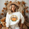 Simply Sage Market Women's Graphic Sweatshirt Pumpkin Season Checkered - 2 of 4
