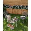 3 Piece Outdoor Bistro Set, Patio Rattan Bistro Set with Coffee Table, Front Porch Chairs Wicker Conversation Set for Lawn, Garden, Balcony, Backyard - 3 of 4