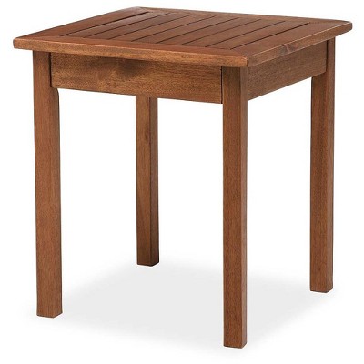 Plow & Hearth - Lancaster Wood Side Table for Outdoors