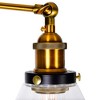 CWI Lighting Eustis 3 Light Wall Sconce With Black & Gold Brass Finish - 4 of 4