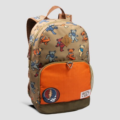 Grateful Dead Kids' 22.9L Beary Grateful March Backpack - Brown