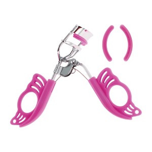 Unique Bargains Women Butterfly Handle Eyelash Curler for Business Travel 1 Pc - 1 of 3