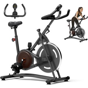NAYSAYE Adjustable Professional Exercise Bike, Stationary Bikes for Home Cardio Gym Workouts, Black, 42"*41.6"*21.6" - 1 of 4
