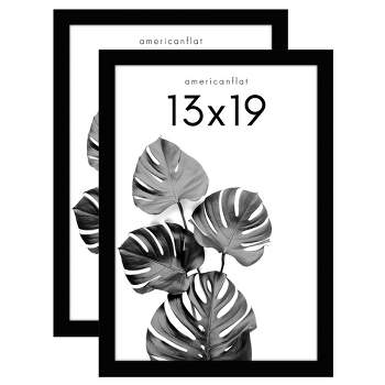 Americanflat 6x6 Picture Frame In Black - Displays 4x4 With Mat And 6x6  Without Mat - Horizontal And Vertical Formats For Wall And Tabletop : Target