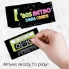 Big Dot of Happiness 80's Retro - Totally 1980s Party Game Scratch Off Dare Cards - 22 Count - 2 of 4