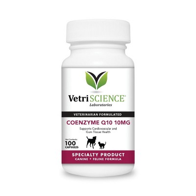 Vetriscience Laboratories Q10 MG Capsules For Cats & Dogs 100 ct