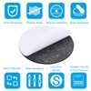 Unique Bargains Round Soft Adhesive Non-slip Anti-scratch Furniture Lamp Base Felt 10 Pcs - 3 of 4