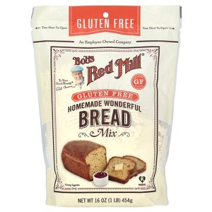 Bob's Red Mill Homemade Wonderful Bread Mix, Gluten Free, 16 oz (454 g) - 1 of 2
