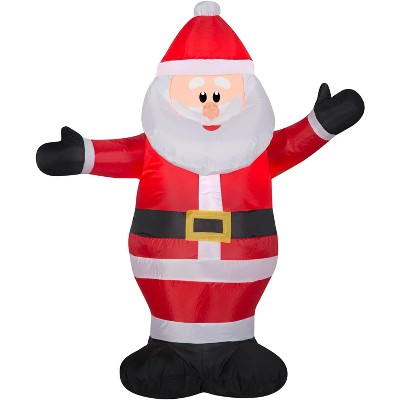 Gemmy Christmas Airblown Inflatable Santa, 3.5 ft Tall, red