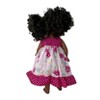 Doll Clothes Superstore Pink Flower And Dot Trim Sundress Compatible With 18 Inch Girl Dolls - 4 of 4