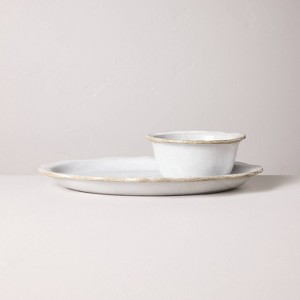 Carved Edge Soup and Sandwich Serving Set - Hearth & Hand™ with Magnolia - 1 of 4