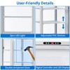 Display Refrigerator, Commercial Refrigerator - 10.52 Cu.Ft/298L Single Glass Door Case, Double-Glazed, Auto Defrost/Air-Cooling - 3 of 4