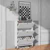 ORRD Narrow Shoe Cabinet with 3 Flip Drawers, Slim Freestanding Shoe Storage Organizer for Entryway with Legs, Large Capacity - 3 of 4