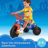 Fisher-Price Toddler Tricycle Hot Wheels Tough Trike, Toy Bike with Handlebar Grips & Storage for Outdoor Play Kids Ages 2+ Years - 2 of 4