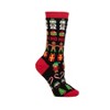 Women's Lite Carol Festive Crew Sock - 4 of 4