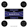 Evergreen Come Back with Tickets Baltimore Ravens 28" x 16" Woven PVC Indoor Outdoor Doormat - 3 of 4