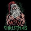 Men's Design By Humans Metal Christmas By cabooth T-Shirt - 2 of 4