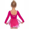 Arshiner Kids Girls Classic Long Sleeve Leotard Dance Ballet Dress - 3 of 4
