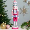 Northlight Cake King Nutcracker Christmas Figure - 15" - Pink and Blue - 2 of 4