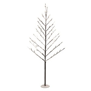 LED Twig Tree Plastic Copper 38 in Height Black Silver Finish For Indoor Decor By Melrose - 1 of 3