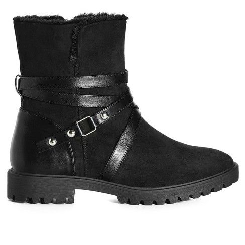 Wide on sale moto boots