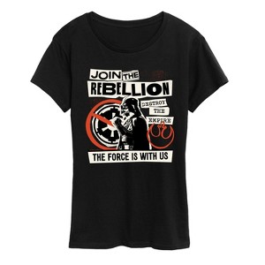 Women's - Star Wars - Rebel Recruitment Short Sleeve Graphic T-Shirt - 1 of 4