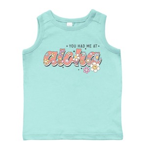 The Juniper Shop You Had Me At Aloha Toddler Tank - 1 of 4