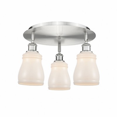 Ellery - 3 Light Flush Mount In Nautical Style-9.5 Inches Tall and 16.5 Inches Wide