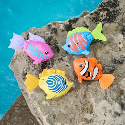 Condition photo showing As Is for swimways rainbow reef fish, swim shady
