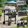 R.W.FLAME 2-Burner Propane Gas Grill, 16,000 BTU Stainless Steel BBQ with Folding Side Tables – Portable Outdoor Grill for Patio, Backyard & Camping - 2 of 4