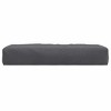 vidaXL Pallet Cushion - Melange Anthracite Polyester Seat Pad for Outdoor/Indoor Use - Soft Foam Fiber Filling - 23.6"x23.6"x3.9" - 4 of 4