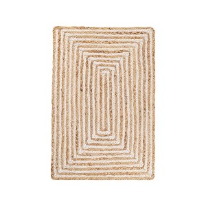 Braided Jute Handwoven Reversible Indoor Outdoor Area Rug by Blue Nile Mills - 1 of 4
