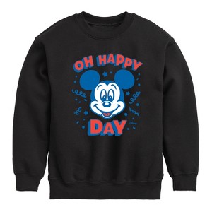 Boys' - Disney - Mickey & Friends Graphic Long Sleeve Fleece Sweatshirt - 1 of 4