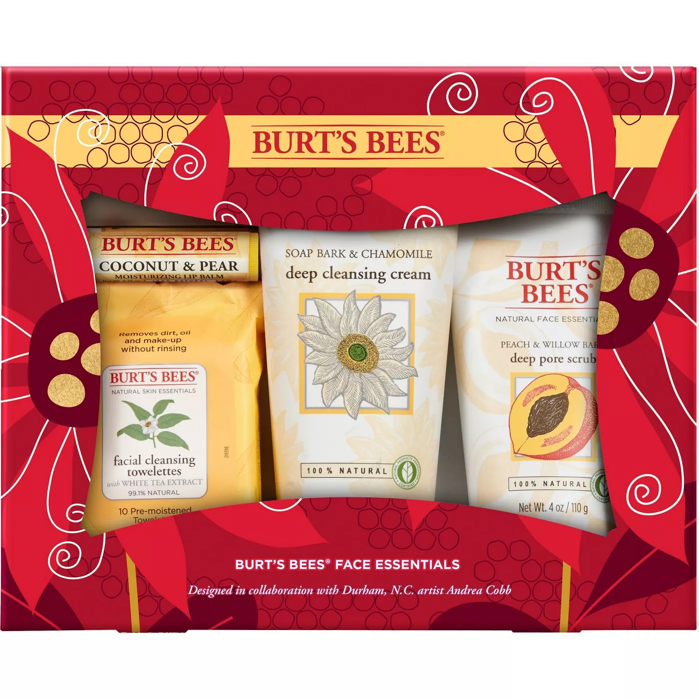 Burt's Bees Face Essentials Giftset - 4ct - image 1 of 3