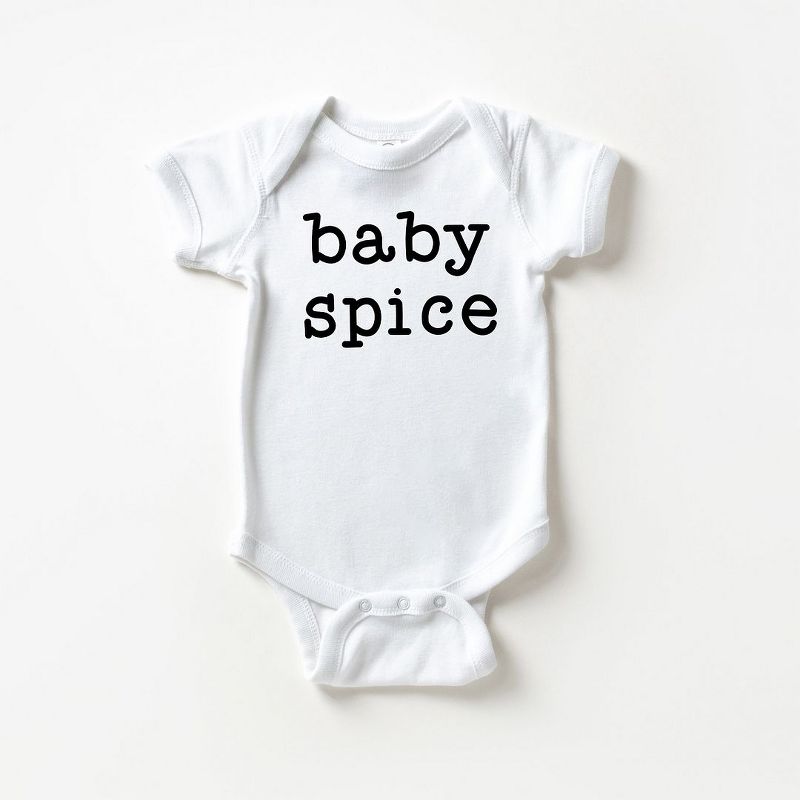 The Juniper Shop Baby Spice Typewriter Baby Bodysuit, 1 of 3