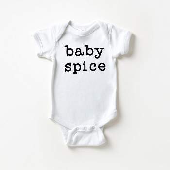 The Juniper Shop Baby Spice Typewriter Baby Bodysuit