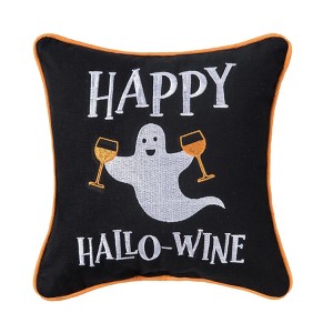 C&F Home Halloween Ghost Spirits Petite Humorous Accent Pillow 10" x 10" - 1 of 4