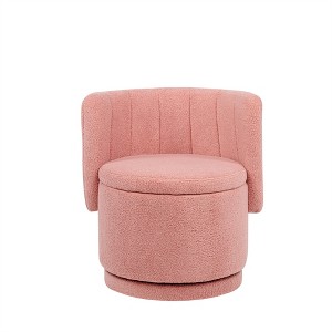 XINGHANZHENXUAN 360 Degree Swivel Back Sofa Chair with Storage Space, Suitable for Bedroom and Living Room - 1 of 4