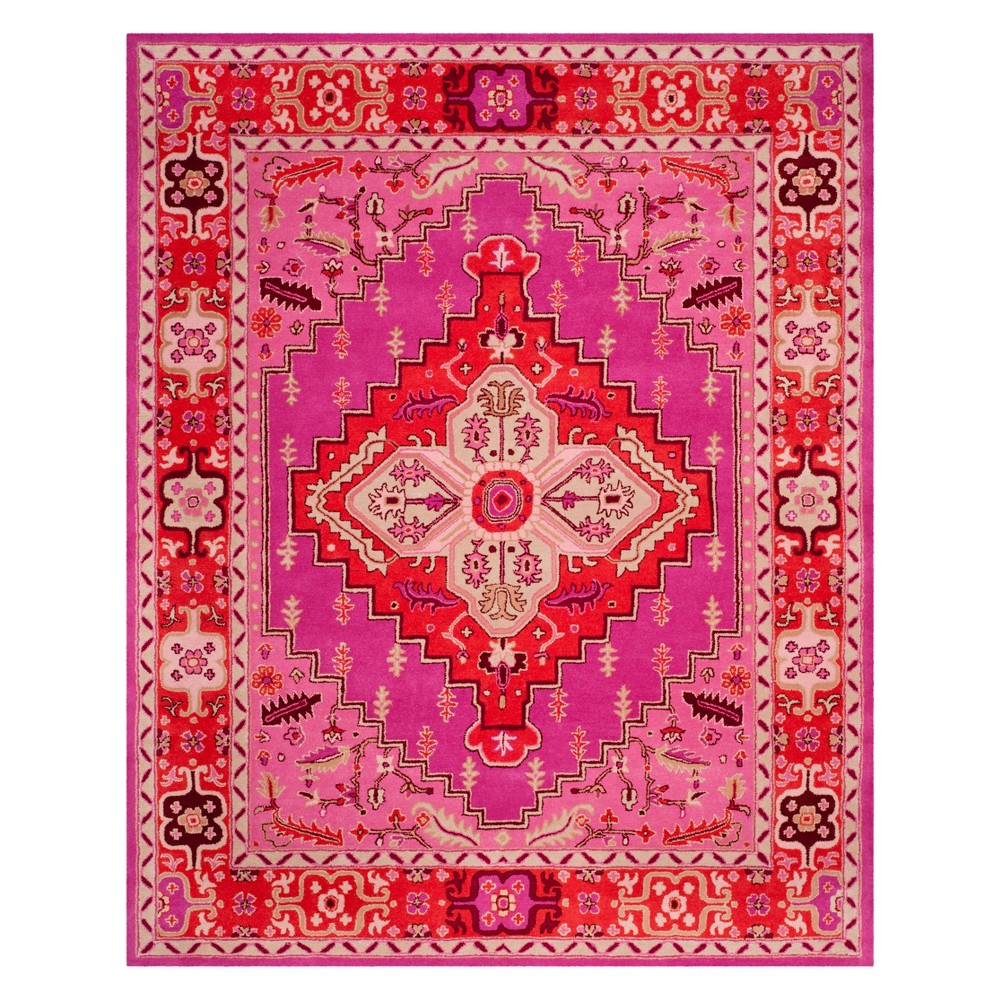 8'x10' Medallion Area Rug Red/Pink - Safavieh