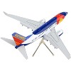 Boeing 737-700 Commercial Aircraft with Flaps Down Configuration White and Blue 1/200 Diecast Model Airplane by GeminiJets - 3 of 4