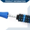 Unique Bargains Extended Bicycle Padlock Cable Lock Resettable 5 Digit Bike Lock Blue Black - 3 of 4