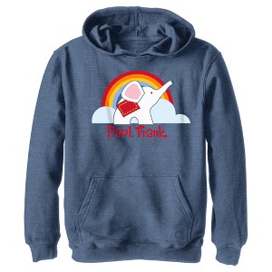 Boy's Paul Frank Ellie Rainbow Pull Over Hoodie - 1 of 4