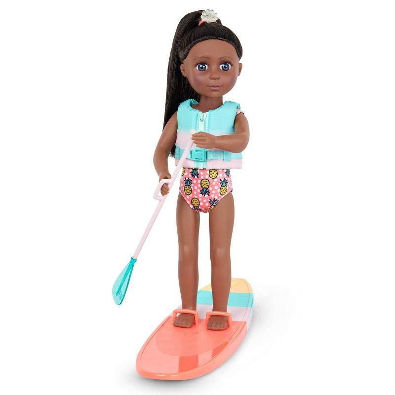 Glitter Girls Malu Poseable 14&#34; Paddle Board Doll, 3 of 10