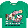 Boys' - Peanuts - Hard Work Short Sleeve Graphic T-Shirt - 2 of 4