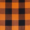 Farmhouse Living Fall Buffalo Check Napkins, Set of 4 - 20" x 20" - Black/Orange - Elrene Home Fashions - image 3 of 4