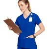 Jockey Women's Mock Wrap Scrub Top - 3 of 4