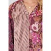 Women's Mixed Print Long Sleeve Blouse - mystree - 4 of 4