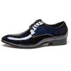 Santimon Dress Shoes Pointed Toe Floral Patent Leather Lace Up Oxfords - 3 of 4